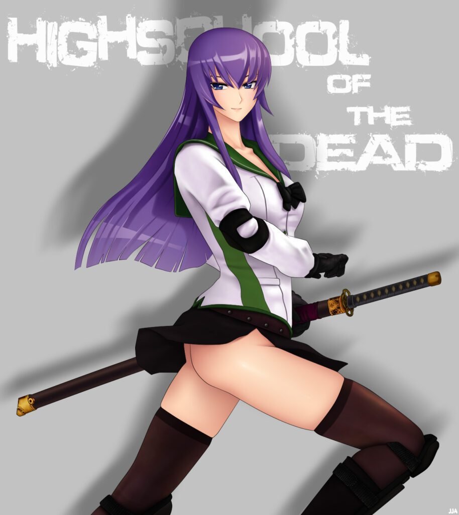 Highschool of the Dead is one of the best ecchi anime of all time